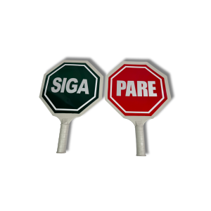 PALETA DE SEÑALETICA DE PARE Y SIGA