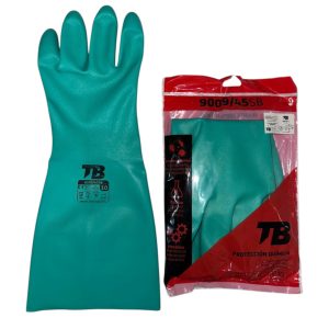 GUANTES DE NITRILO 18"